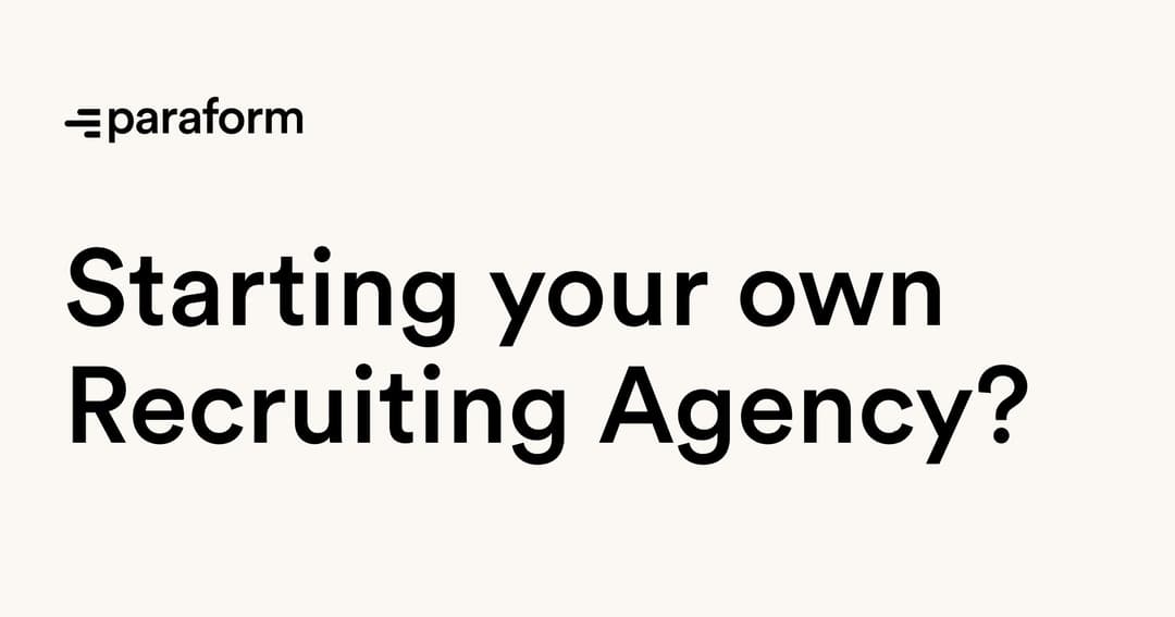 Starting your own recruiting agency